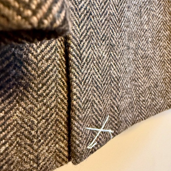 Nautica Bradford Brown Herringbone Jacket Men’s Blazer Wedding Formal Event - Picture 11 of 12